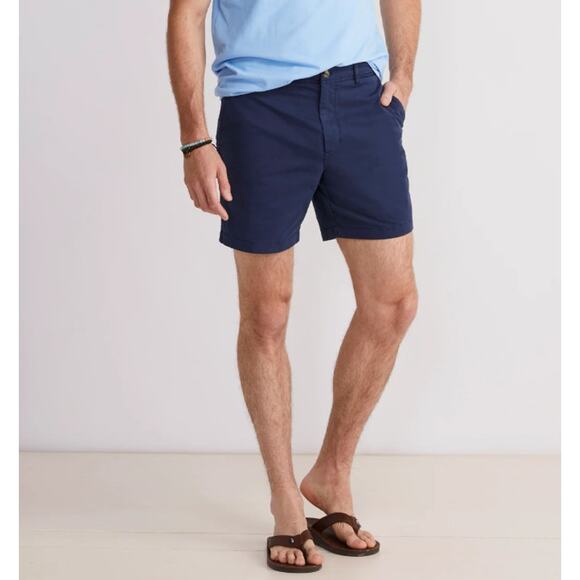 Vineyard Vines 7" Island Short Mid Rise Regular Fit Blue Blazer Mens Size 42 NWT - Picture 1 of 6